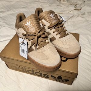 NWT Adidas Sambas XLG Magic Beige Gum